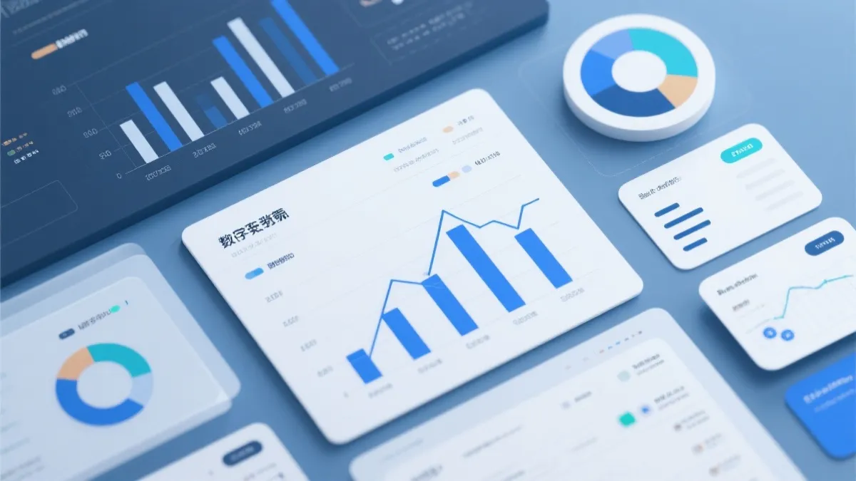 本期销量与注数的简洁对比信息图